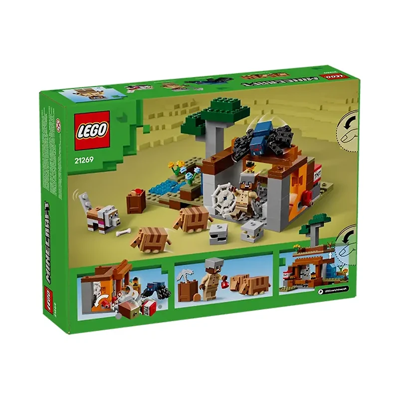 LEGO Minecraft The Armadillo Mine Expedition 247 Pieces