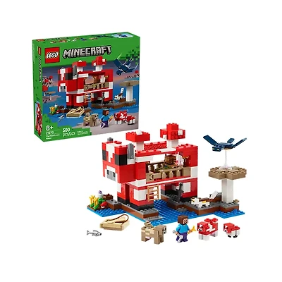LEGO Minecraft The Mooshroom House 500 Pieces
