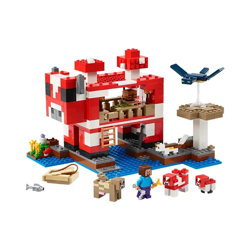 LEGO Minecraft The Mooshroom House 500 Pieces