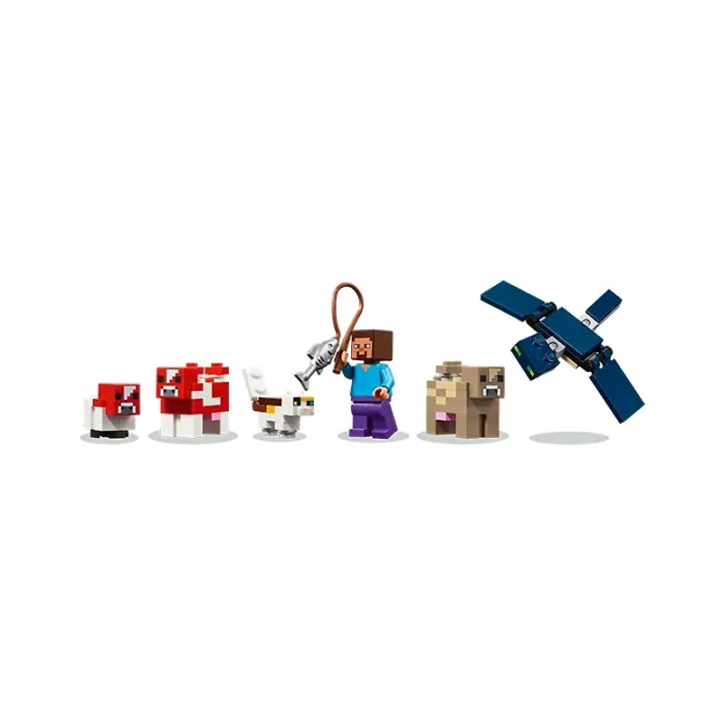 LEGO Minecraft The Mooshroom House 500 Pieces