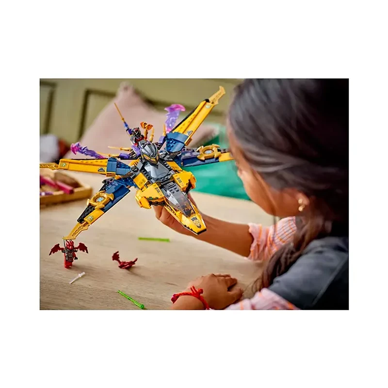LEGO NINJAGO Ras and Arin’s Super Storm Jet 510 Pieces