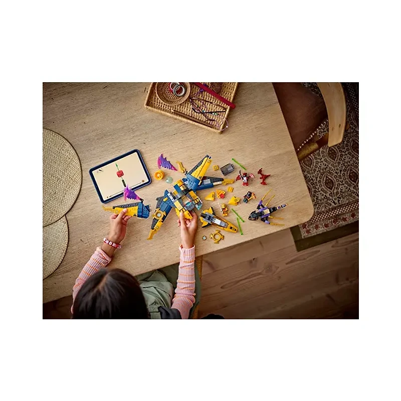 LEGO NINJAGO Ras and Arin’s Super Storm Jet 510 Pieces