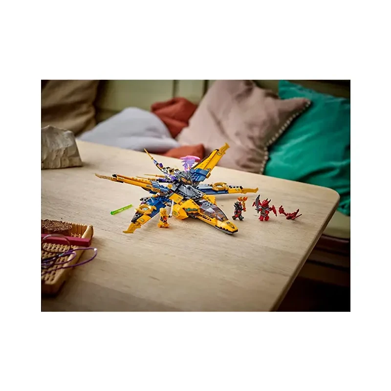 LEGO NINJAGO Ras and Arin’s Super Storm Jet 510 Pieces