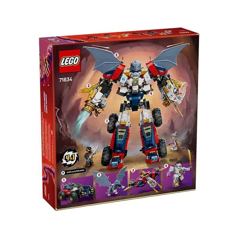 LEGO NINJAGO Zane’s Ultra Combiner Mech 1187 Pieces