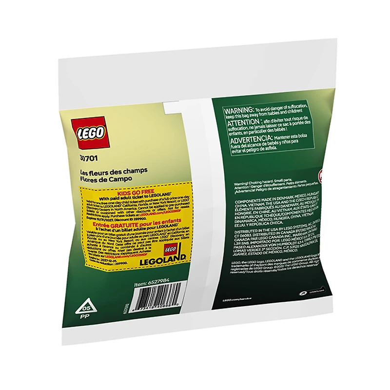 LEGO Botanicals Field Flowers 77 Pieces