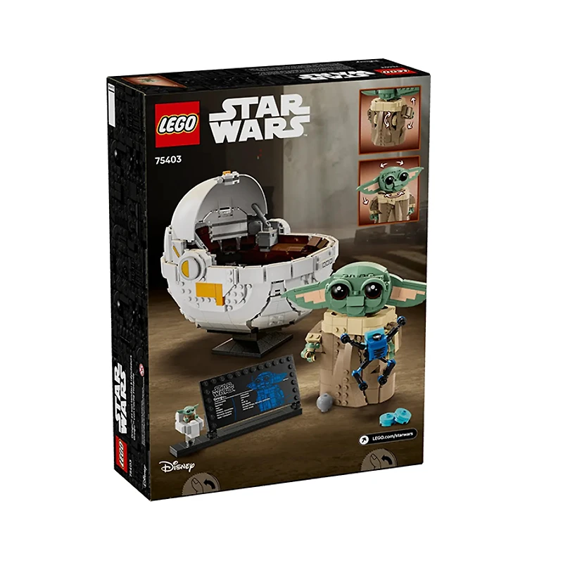 LEGO Star Wars Grogu With Hover Pram 1048 Pieces