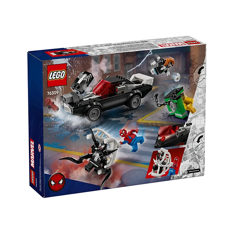 LEGO Marvel SpiderMan VS Venom Muscle Car 254 Pieces