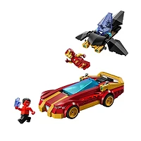 LEGO Marvel Iron Man Car And Black Panther VS Red Hulk 295 Pieces