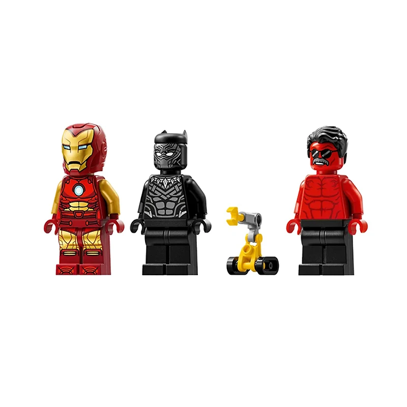 LEGO Marvel Iron Man Car And Black Panther VS Red Hulk 295 Pieces