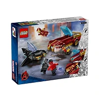 LEGO Marvel Iron Man Car And Black Panther VS Red Hulk 295 Pieces
