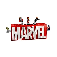 LEGO Marvel Logo And Minifigures 931 Pieces
