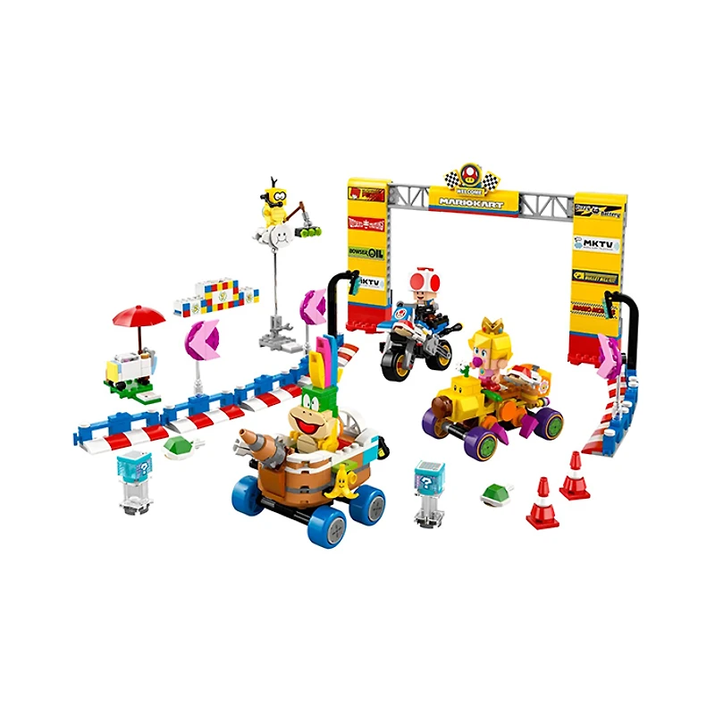 LEGO Super Mario Kart Baby Peach And Grand Prix Set 823 Pieces