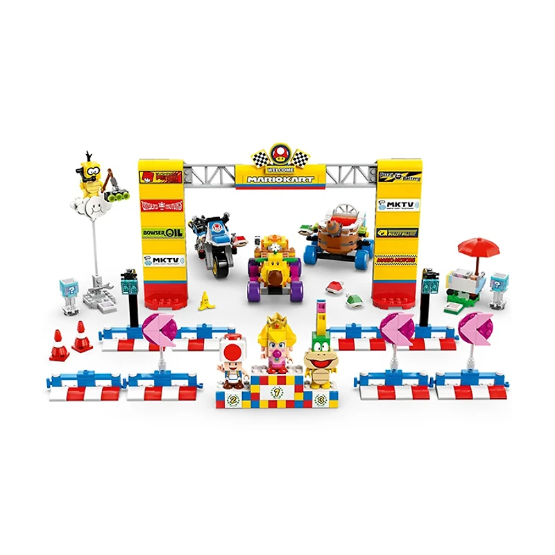 LEGO Super Mario Kart Baby Peach And Grand Prix Set 823 Pieces