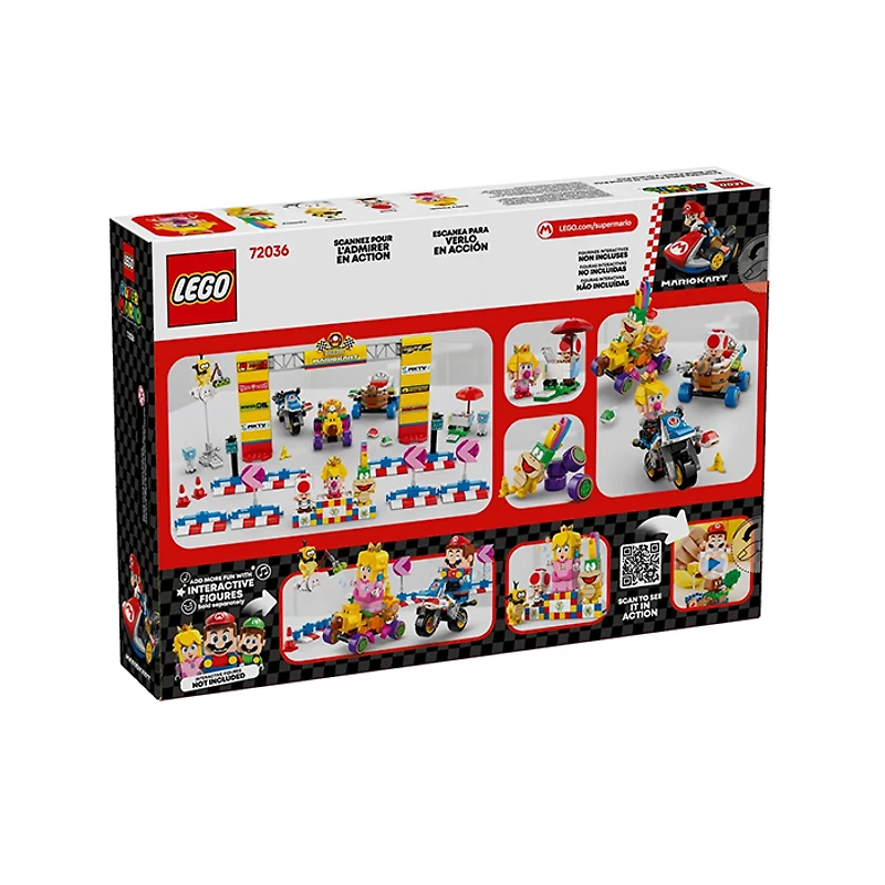 LEGO Super Mario Kart Baby Peach And Grand Prix Set 823 Pieces