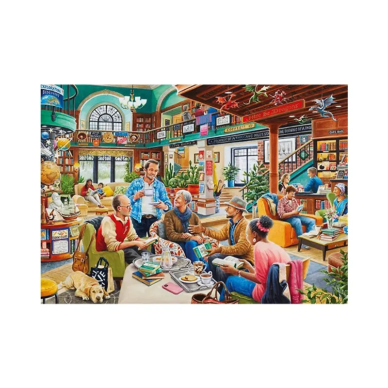 Ravensburger Turn The Page Bookclub 1000 Piece Jigsaw Puzzle