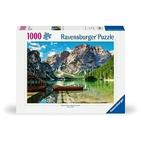 Ravensburger Pragser Wildsee, Dolomites, South Tyrol, Italy 1000 Piece Jigsaw Puzzle