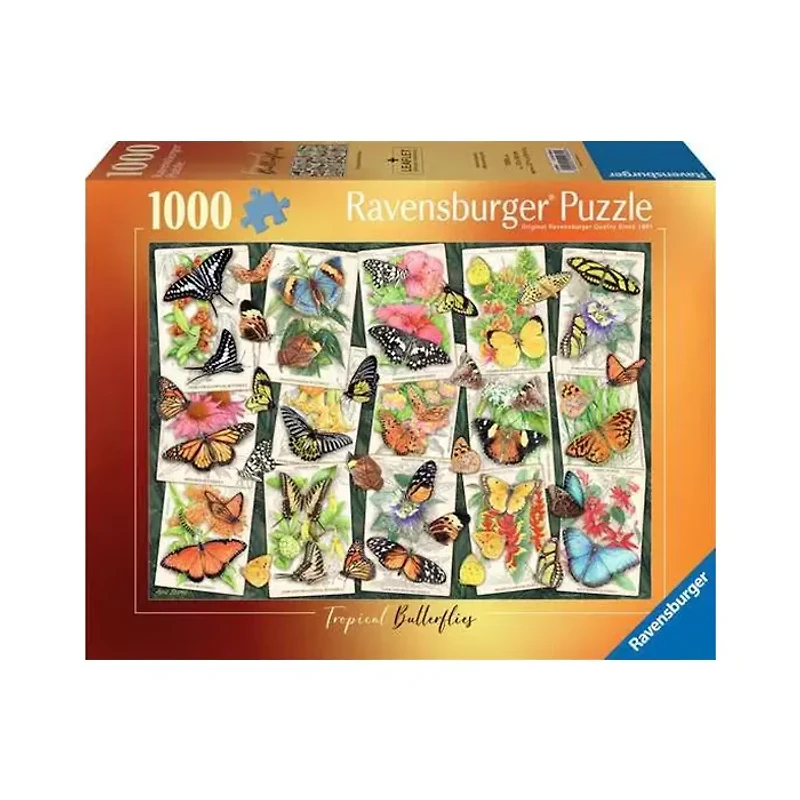 Ravensburger Tropical Butterflies 1000 Piece Jigsaw Puzzle