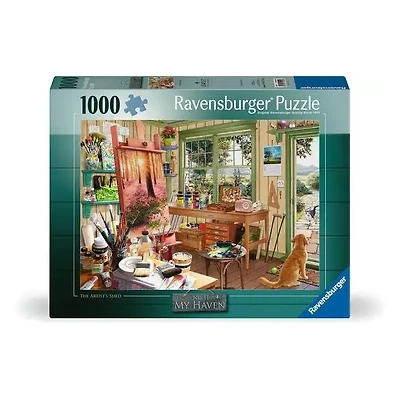 Ravensburger My Haven Artist s Shed 1000 Piece Jigsaw Puzzle