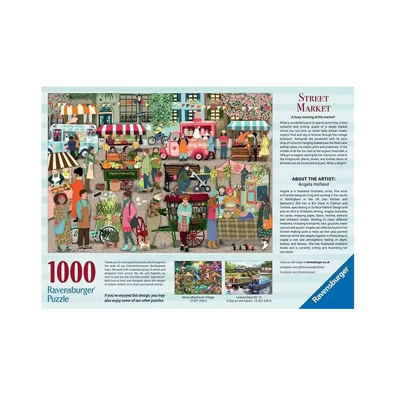 Ravensburger Street Market 1000 Piece Jigsaw Puzzle
