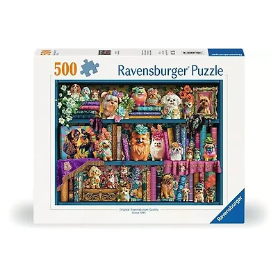 Ravensburger Precious Porcelain Pups 500 Piece Jigsaw Puzzle