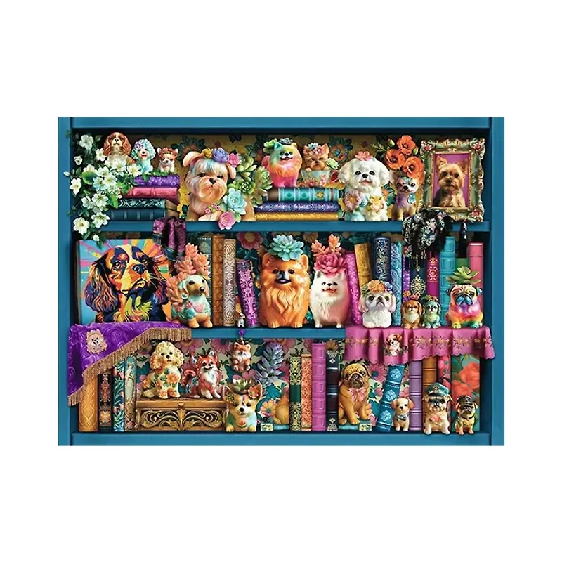 Ravensburger Precious Porcelain Pups 500 Piece Jigsaw Puzzle