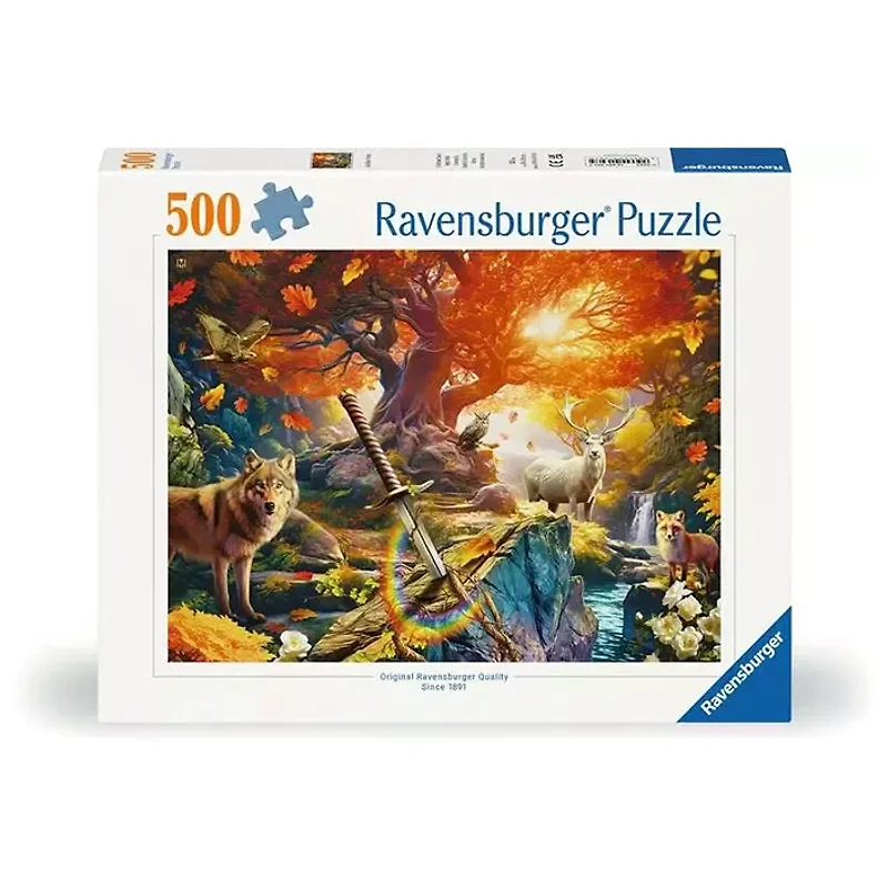 Ravensburger Excalibur Forest 500 Piece Jigsaw Puzzle