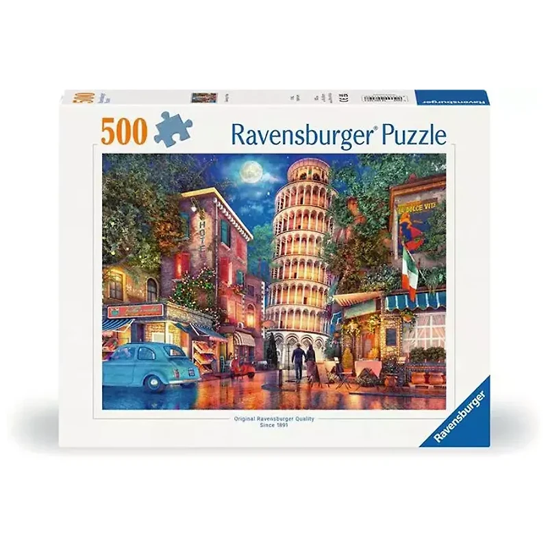 Ravensburger Streets of Pisa 500 Piece Jigsaw Puzzle