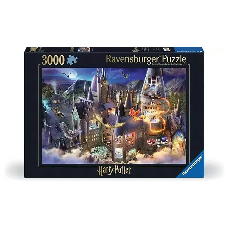 Ravensburger Hogwarts Castle Cutaway 3000 Piece Jigsaw Puzzle