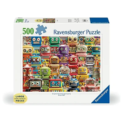 Ravensburger Retro Robots 500 Piece Jigsaw Puzzle