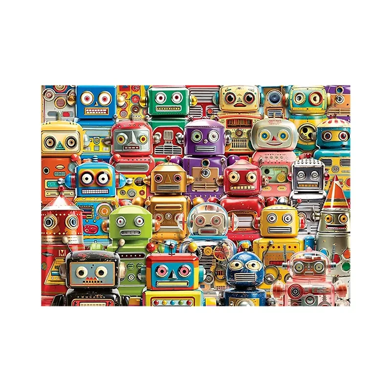 Ravensburger Retro Robots 500 Piece Jigsaw Puzzle