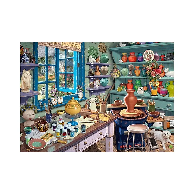 Ravensburger Pottery Studio Sanctuary 1000 Piece Jigsaw Puzzle