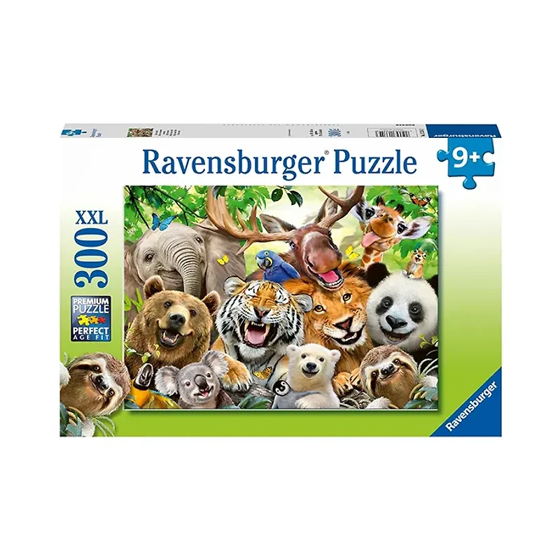 Ravensburger Exotic Animals Selfie 300 Piece Jigsaw Puzzle
