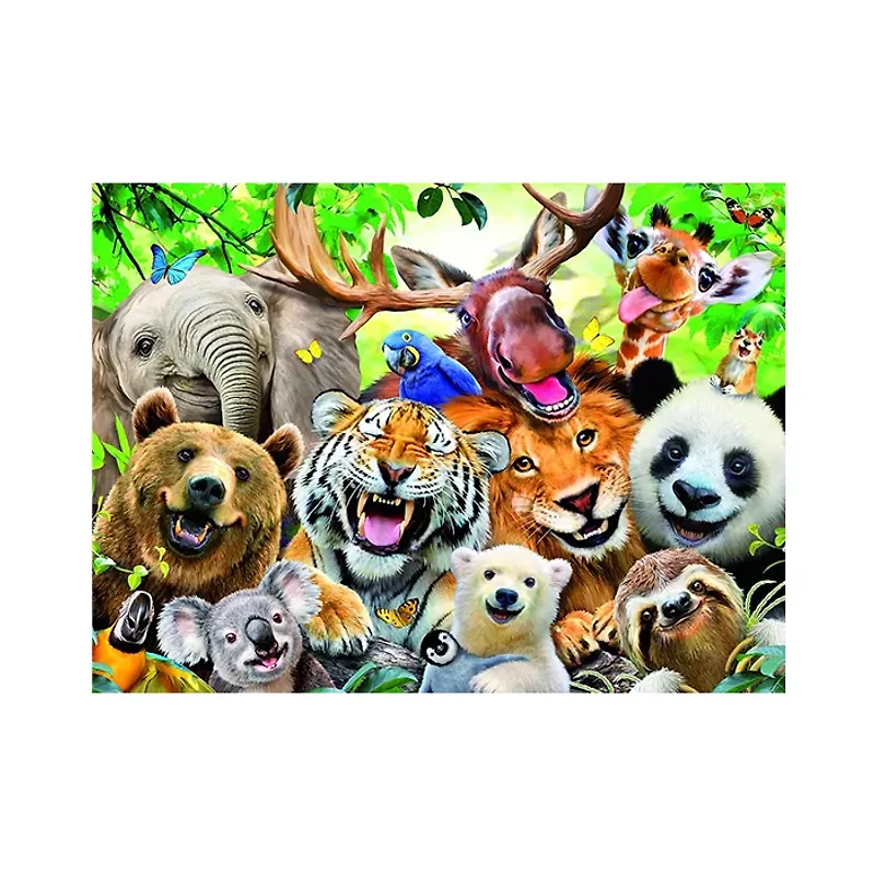 Ravensburger Exotic Animals Selfie 300 Piece Jigsaw Puzzle