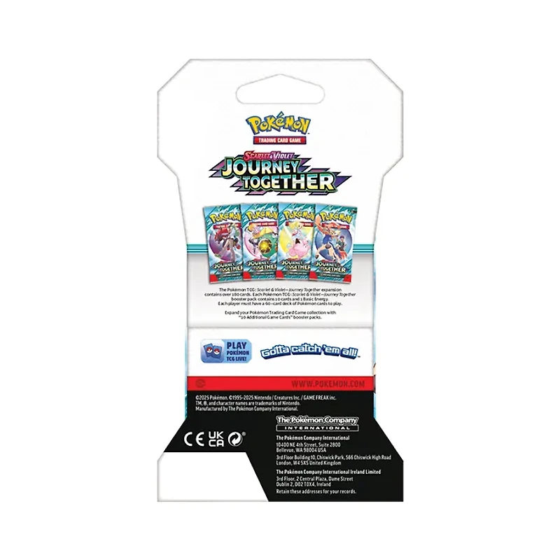 Pokemon TCG Scarlet and Violet (SV09) Journey Together Pack 12 Pack Bundle