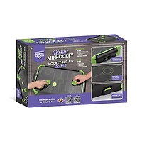 Tradeopia Tabletop Neon Retro Mini Air Hockey Game