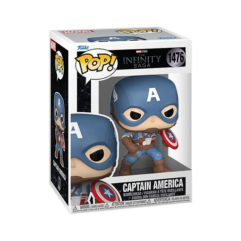 Funko Pop! Marvel Captain America with Helmet (The First Avenger)