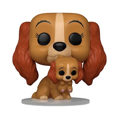 Funko Pop! Animation Lady and the Tramp Lady with Puppy