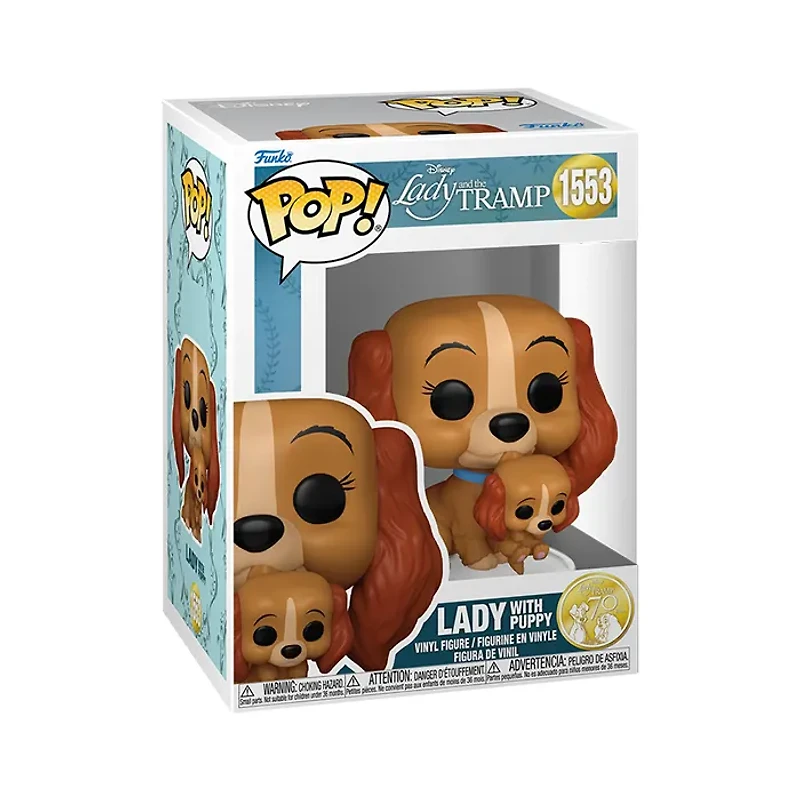 Funko Pop! Animation Lady and the Tramp Lady with Puppy