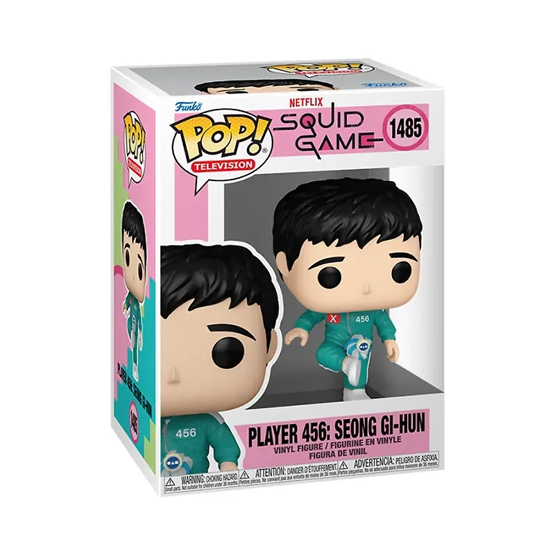 Funko Pop! Movies Squid Game Player 456: Seong Gi-hun (Kicking Jegi)