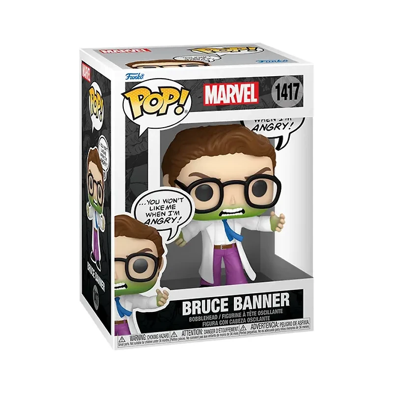 Funko Pop! Animation Marvel Bruce Banner (Don’t Make Me Angry)