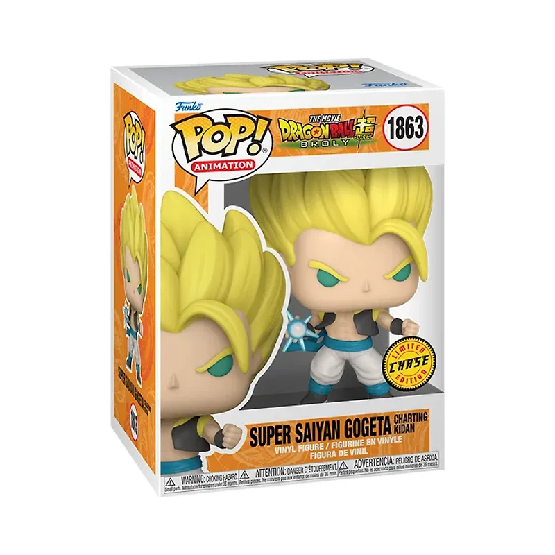 Funko Pop! Animation Dragon Ball Super Saiyan Gogeta Charting Kidan – Chase Edition