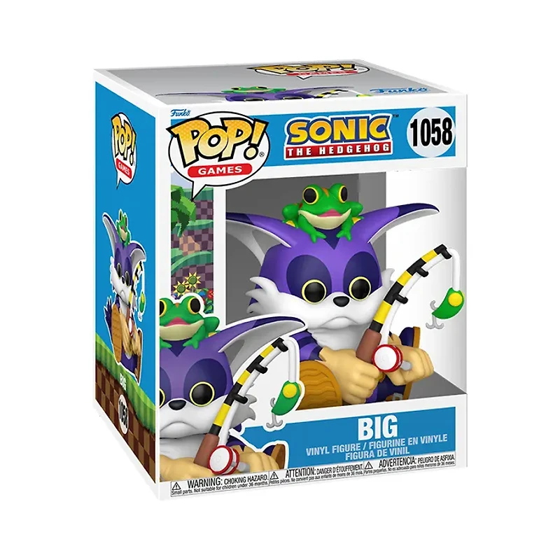 Funko Pop! Games Sonic The Hedgehog Super Big the Cat with Froggy
