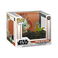 Funko Pop! Star Wars Deluxe Grogu with Frog