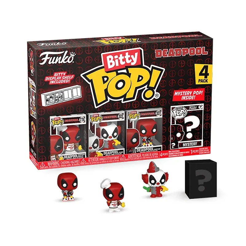 Funko Bitty Pop! Deadpool 4-pack Series