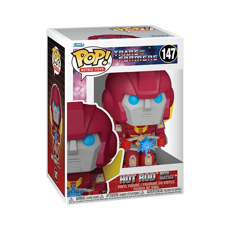 Funko Pop! Retro Toys Transformers Hot Rod with Matrix