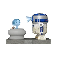 Funko Pop! Deluxe R2-D2 and Princess Leia Hologram