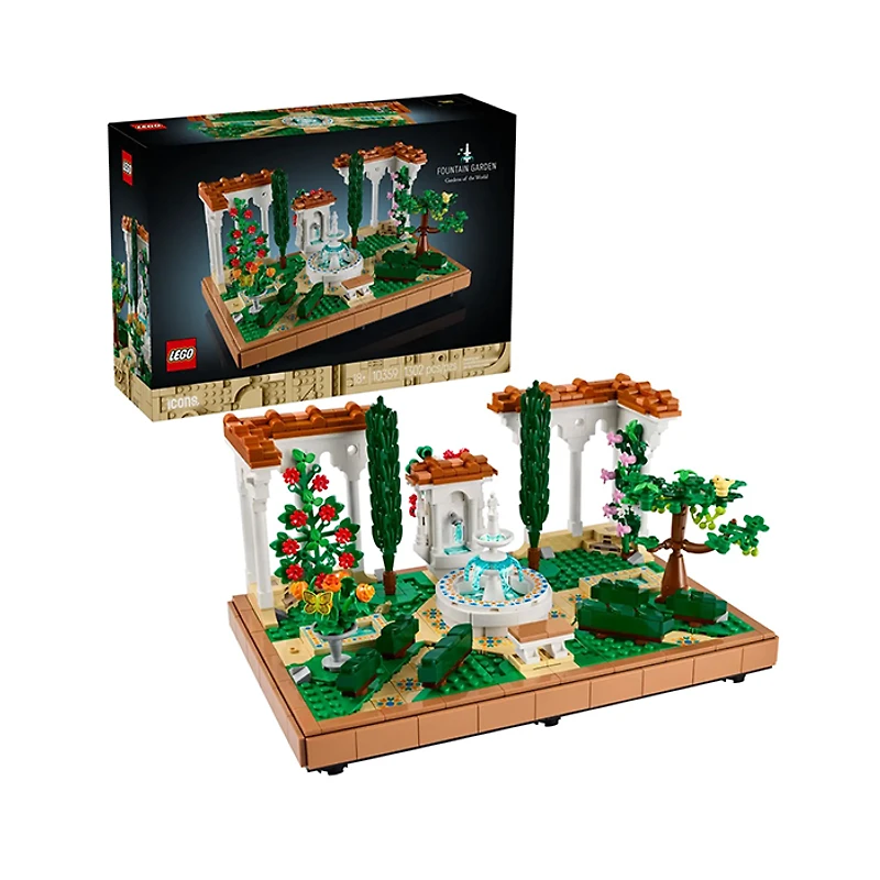 LEGO Icons Fountain Garden 1302 Pieces
