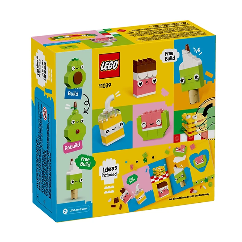 LEGO Classic Creative Food Friends 150 Pieces