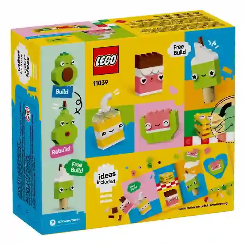 LEGO Classic Creative Food Friends 150 Pieces