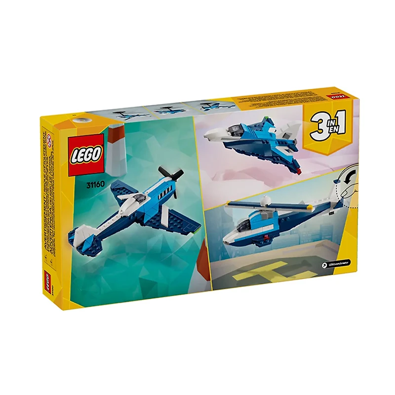 LEGO Creator 3 In 1 Aircraft Race Plane 178 Pieces